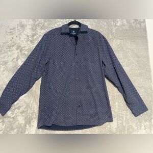 Tom Baine Performance Slim Fit Comfort 4 Way Stretch Wrinkle Free Shirt Men’s XL